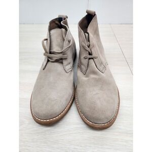 Tommy Hilfiger TW Blaze Chukka‎ Boots Taupe Suede Lace-up Women's US Size 8.5M
